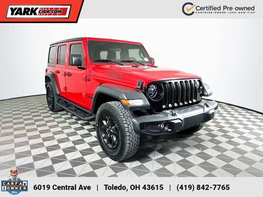 used 2021 Jeep Wrangler Unlimited car, priced at $27,704