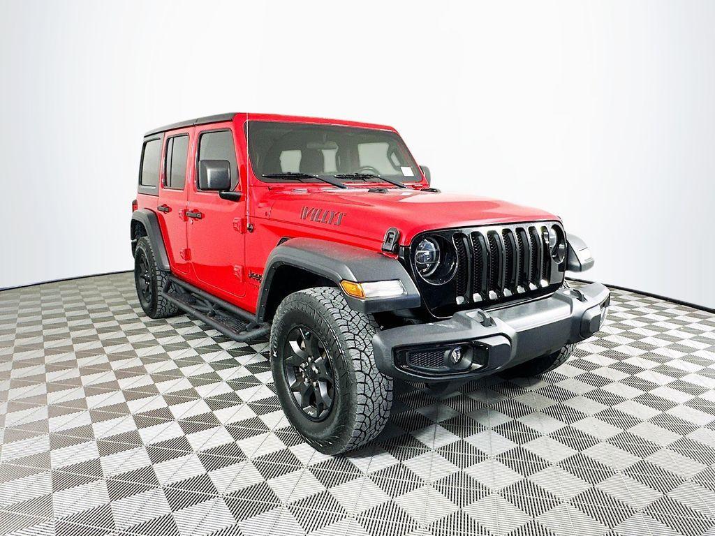 used 2021 Jeep Wrangler Unlimited car, priced at $27,822