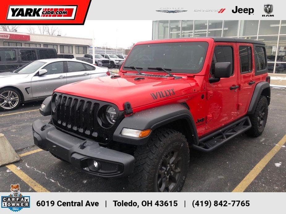 used 2021 Jeep Wrangler Unlimited car, priced at $28,500