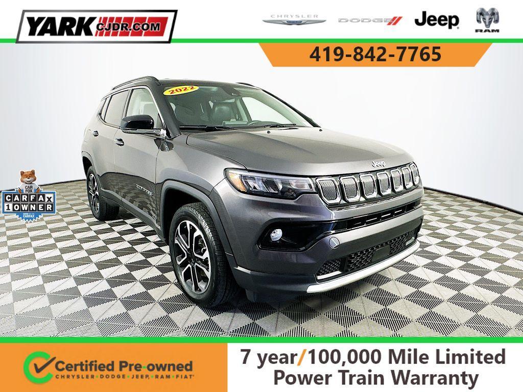 used 2022 Jeep Compass car, priced at $21,998