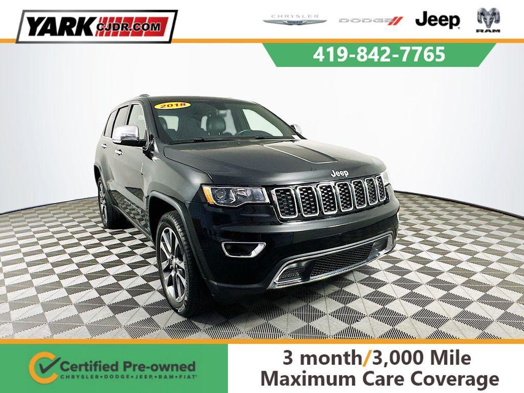 used 2018 Jeep Grand Cherokee car, priced at $17,499