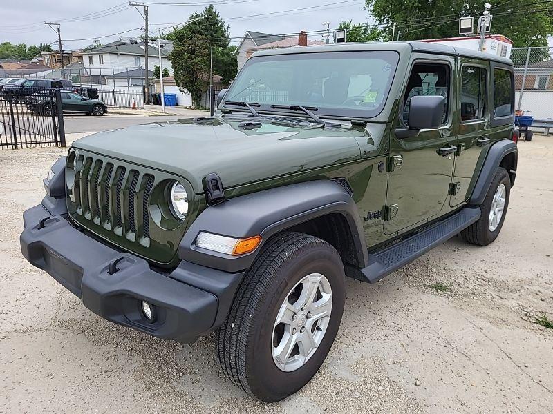 used 2022 Jeep Wrangler Unlimited car, priced at $32,978