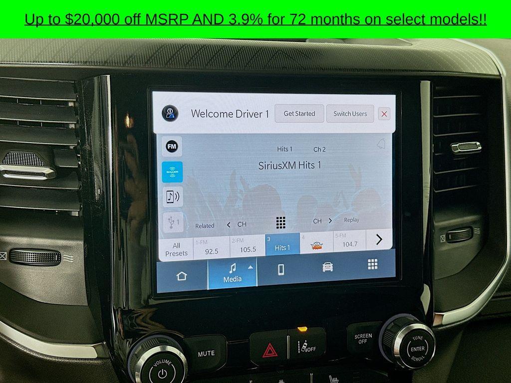 new 2025 Ram 1500 car, priced at $46,034