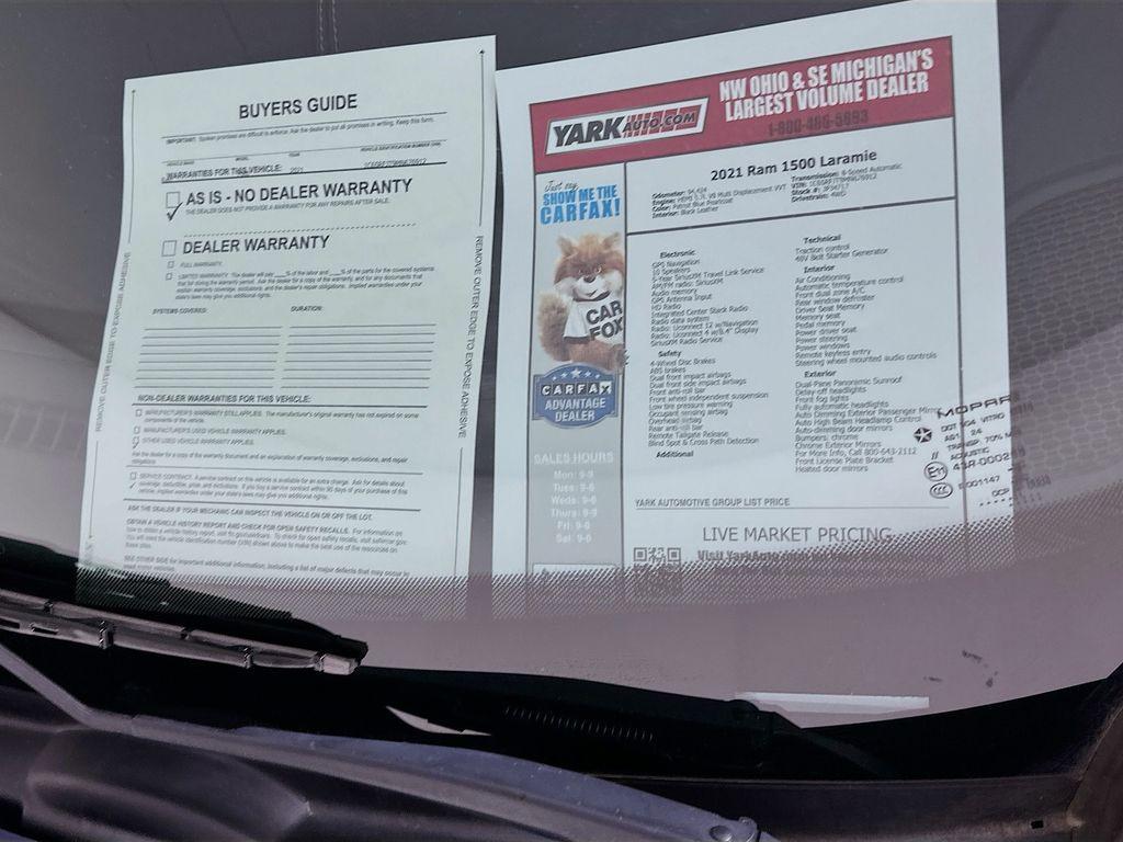 used 2021 Ram 1500 car, priced at $32,800