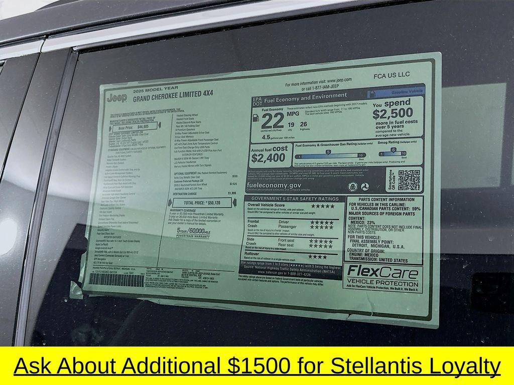 new 2025 Jeep Grand Cherokee car, priced at $42,719