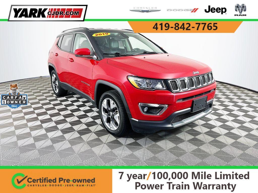 used 2019 Jeep Compass car, priced at $16,498