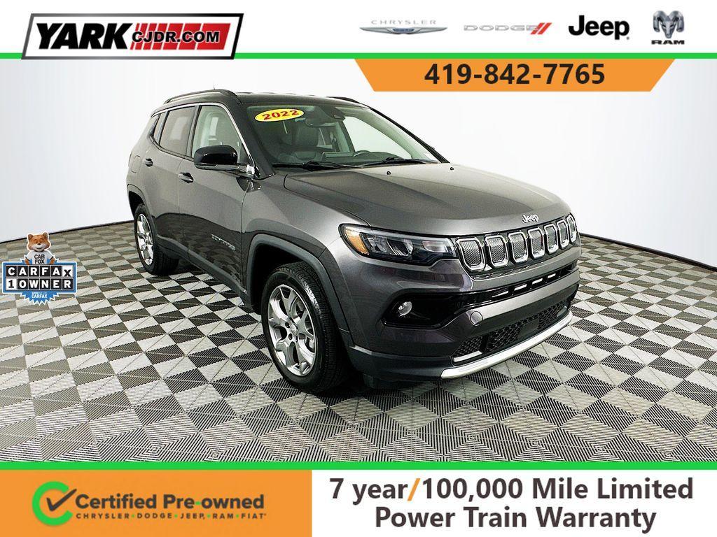 used 2022 Jeep Compass car, priced at $22,800