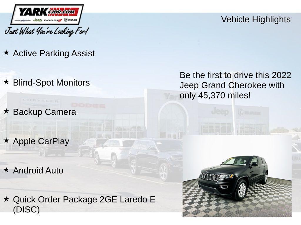 used 2022 Jeep Grand Cherokee WK car, priced at $23,900