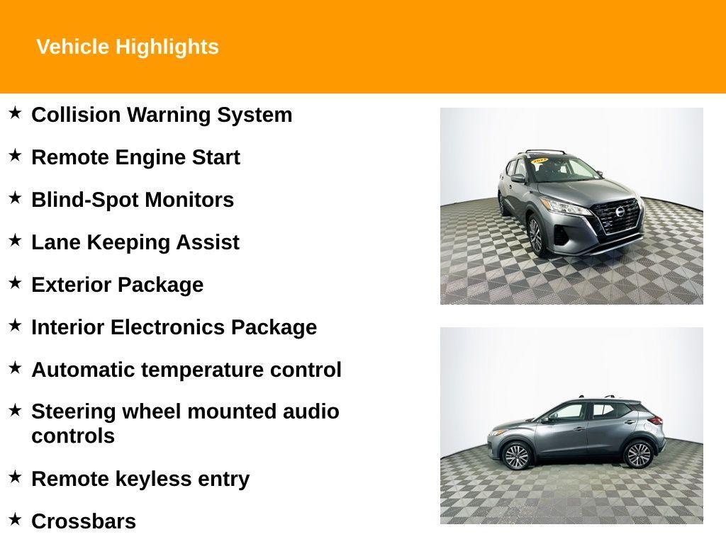 used 2022 Nissan Kicks car, priced at $16,655