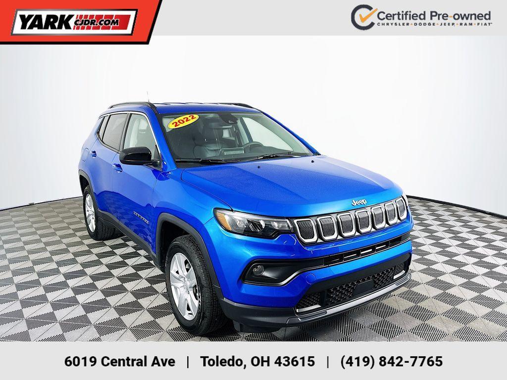 used 2022 Jeep Compass car, priced at $22,600