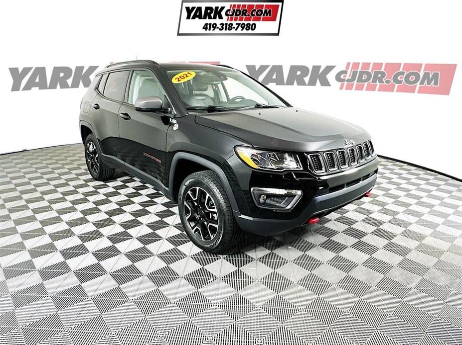 used 2021 Jeep Compass car, priced at $23,441