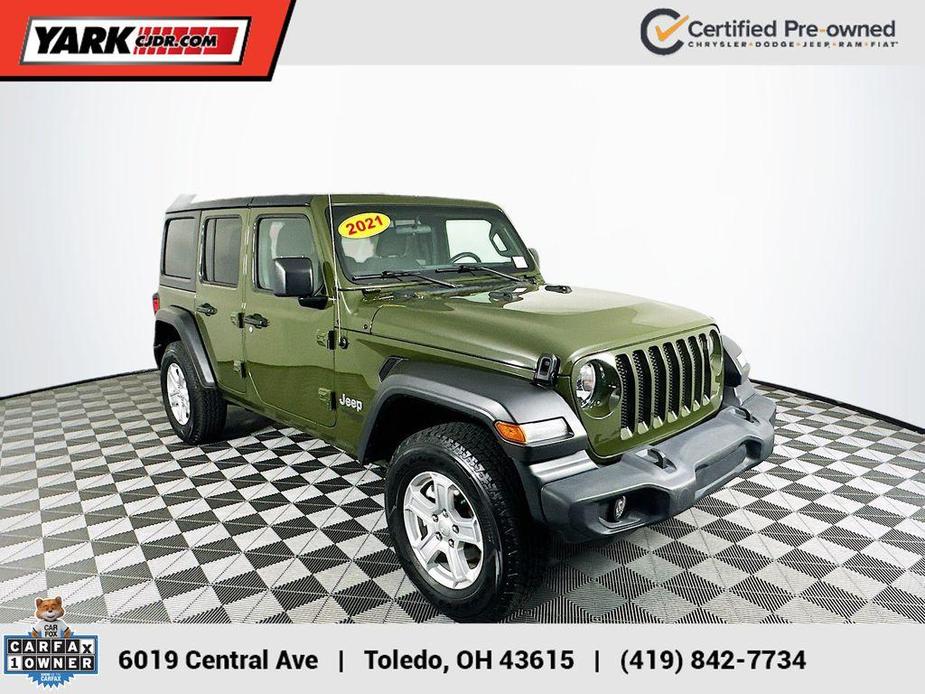 used 2021 Jeep Wrangler Unlimited car, priced at $27,901