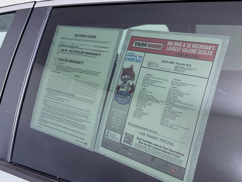 used 2024 GMC Terrain car, priced at $18,804