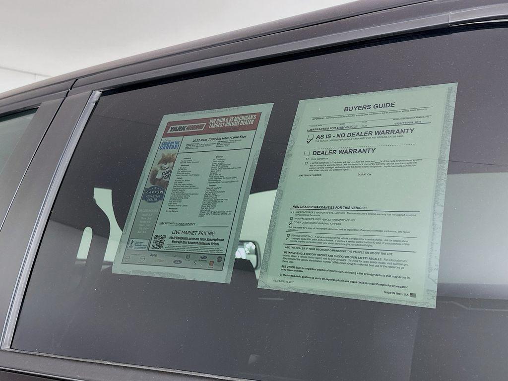 used 2022 Ram 1500 car, priced at $34,504