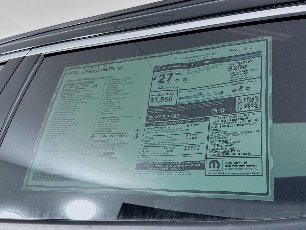 new 2025 Jeep Compass car, priced at $32,848