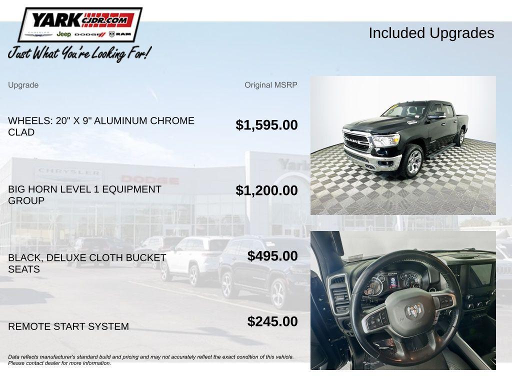 used 2019 Ram 1500 car, priced at $21,355