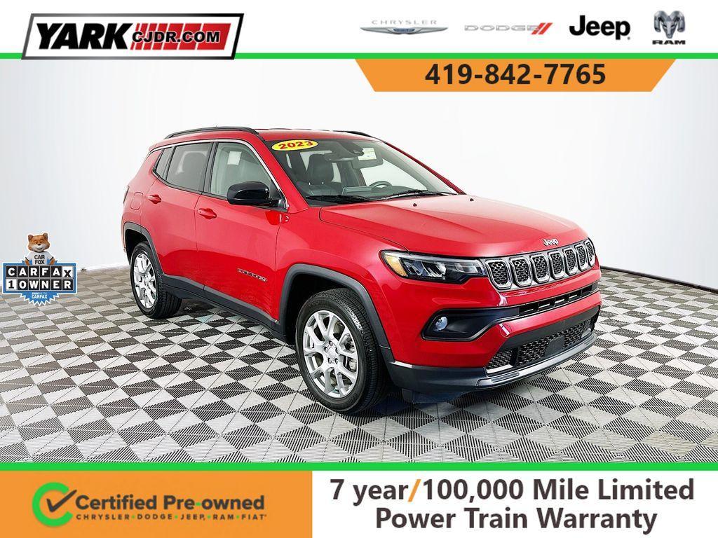 used 2023 Jeep Compass car, priced at $22,150