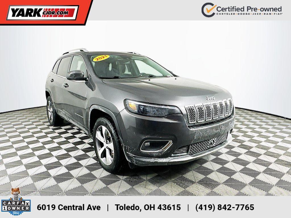 used 2021 Jeep Cherokee car, priced at $22,844