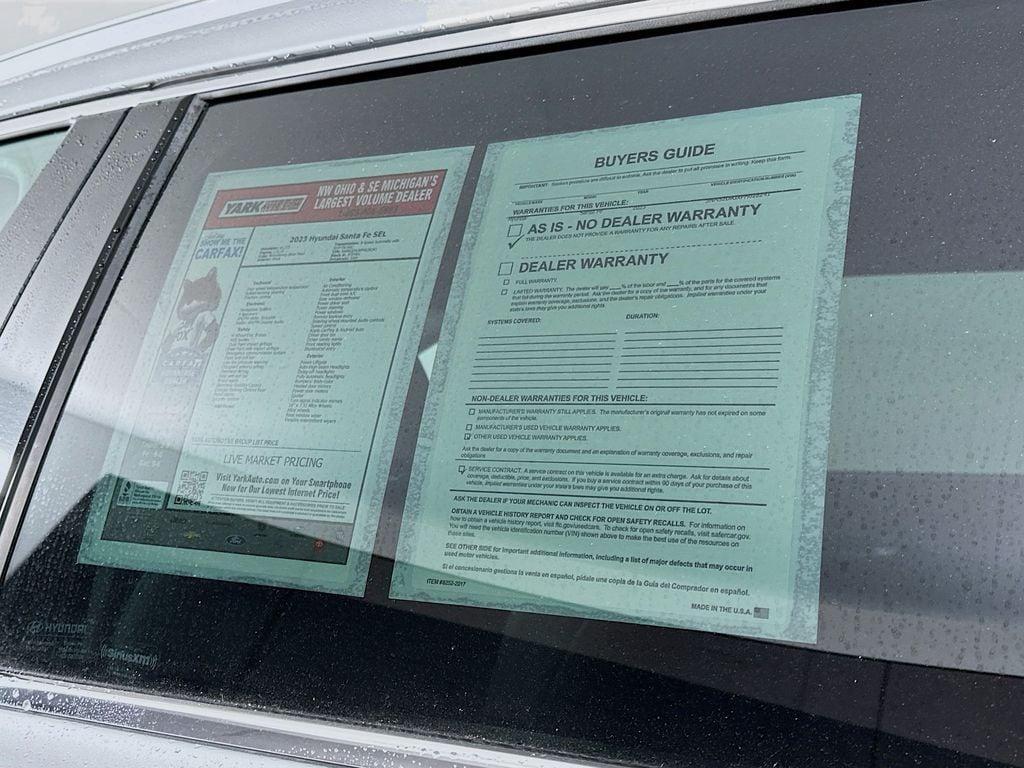 used 2023 Hyundai Santa Fe car, priced at $19,998