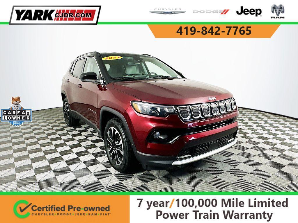 used 2022 Jeep Compass car, priced at $21,983