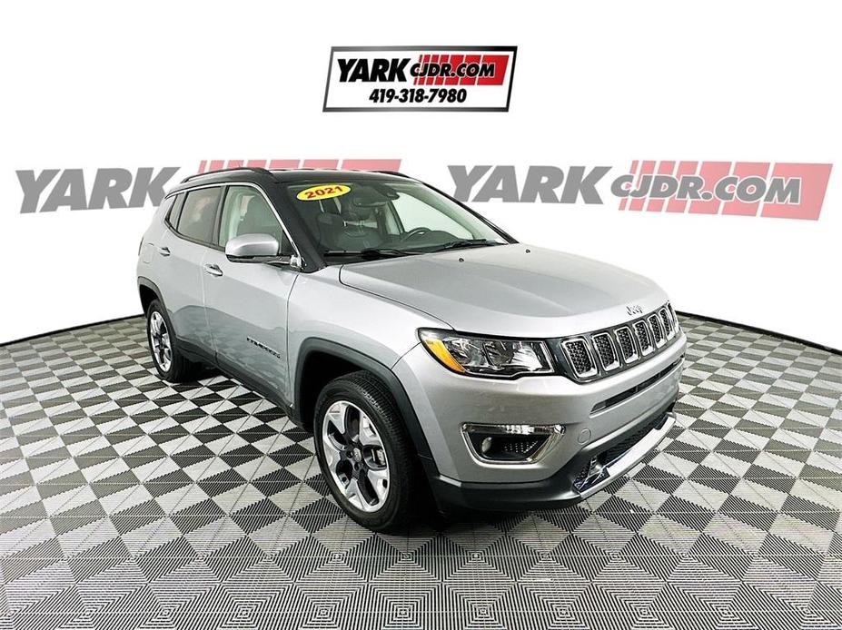 used 2021 Jeep Compass car, priced at $22,443