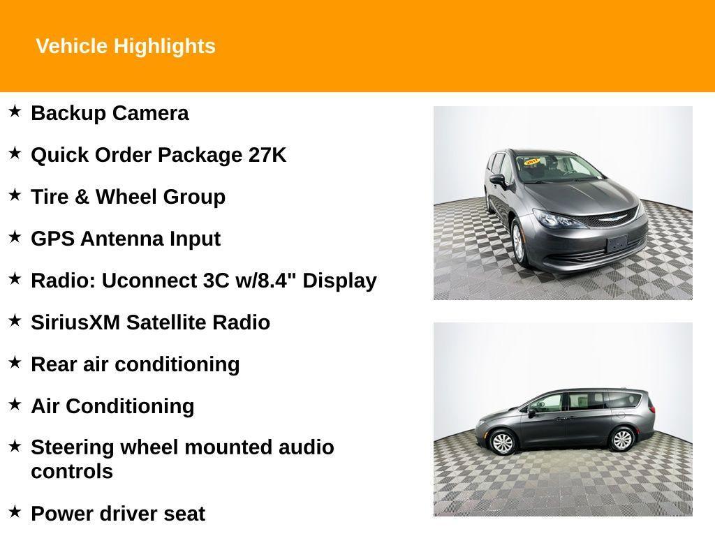 used 2017 Chrysler Pacifica car, priced at $9,812