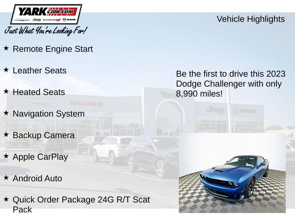 used 2023 Dodge Challenger car, priced at $41,554