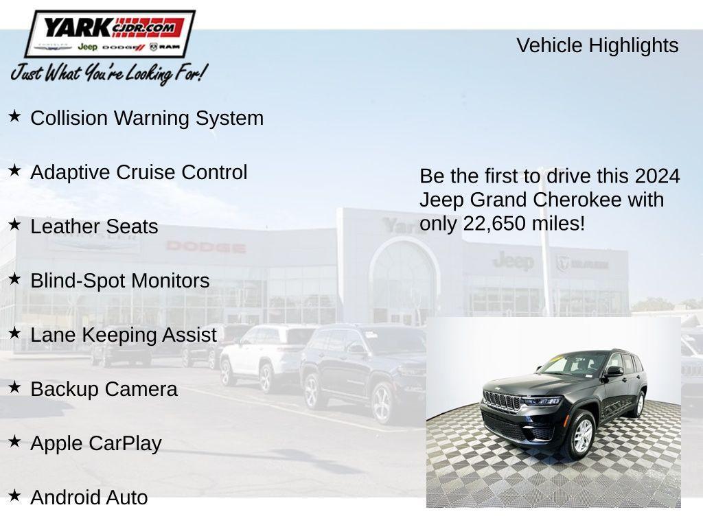 used 2024 Jeep Grand Cherokee car, priced at $30,532