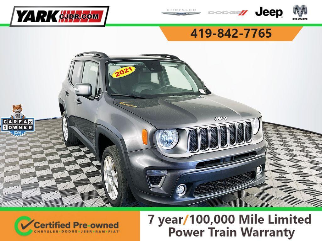used 2021 Jeep Renegade car, priced at $17,148