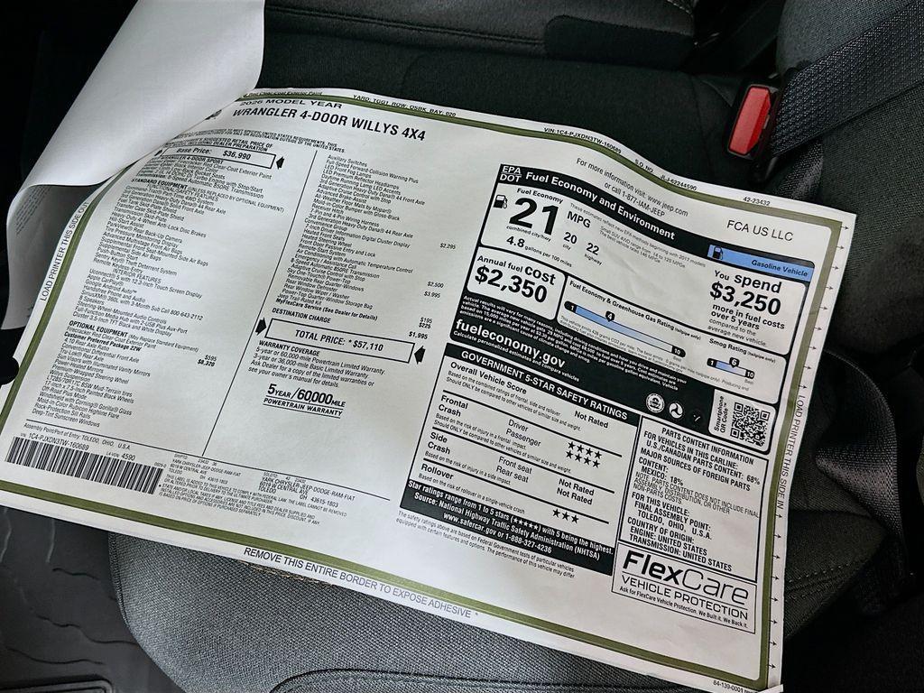 new 2026 Jeep Wrangler car, priced at $50,820