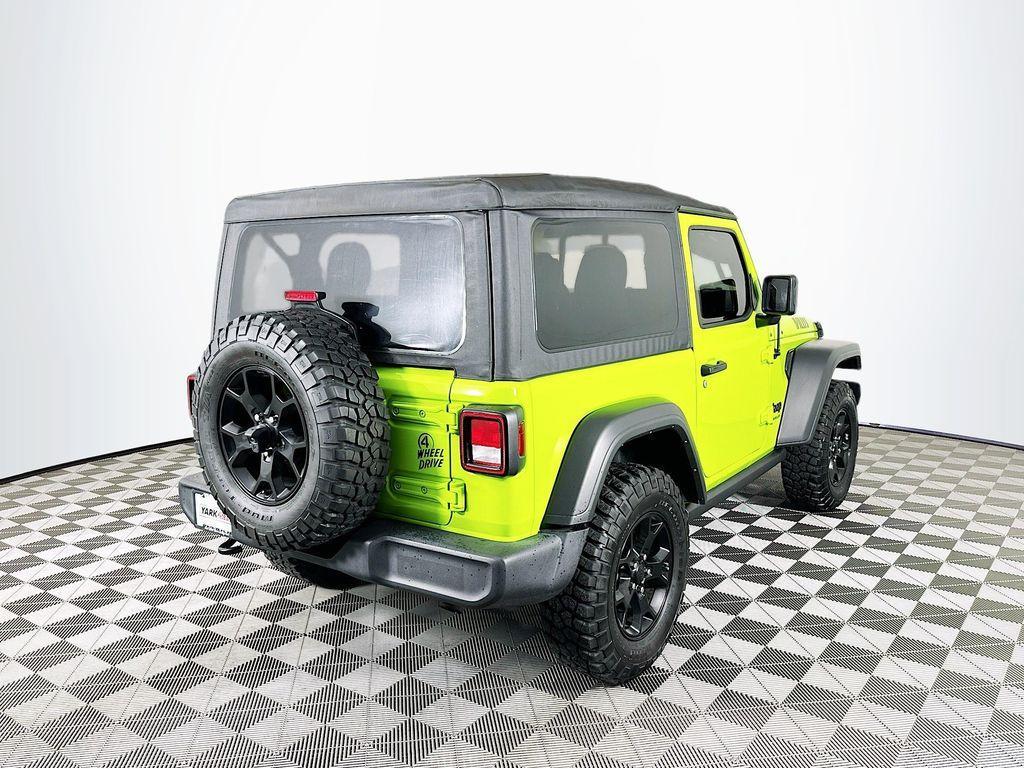 used 2021 Jeep Wrangler car, priced at $24,833