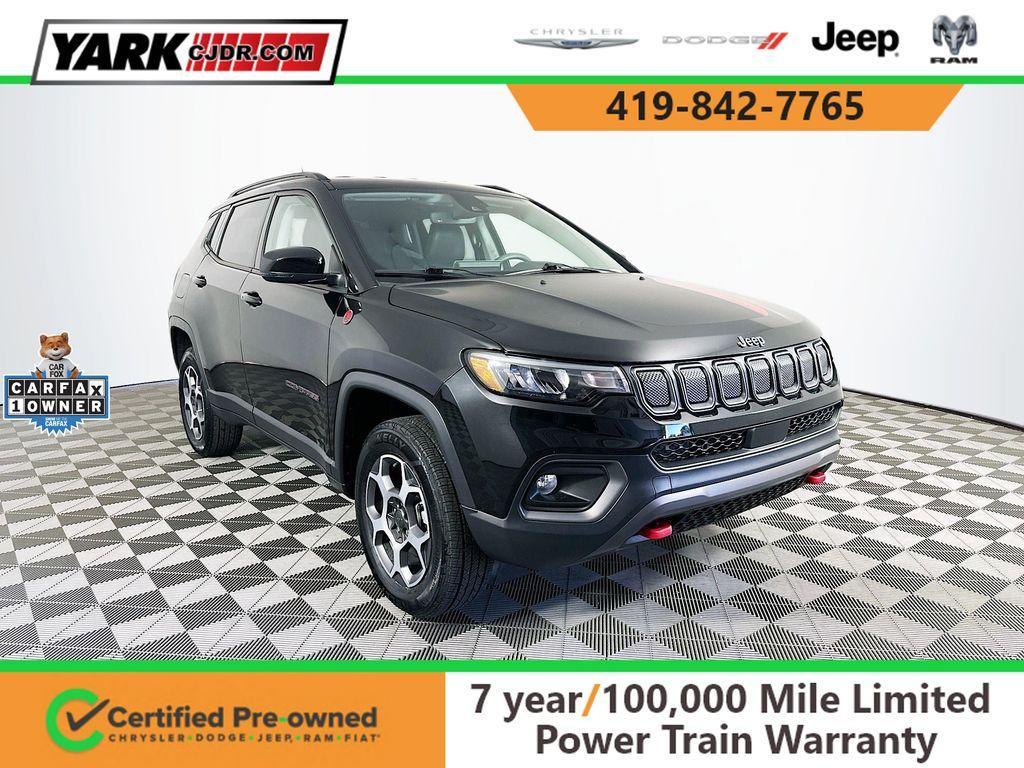 used 2022 Jeep Compass car, priced at $21,900