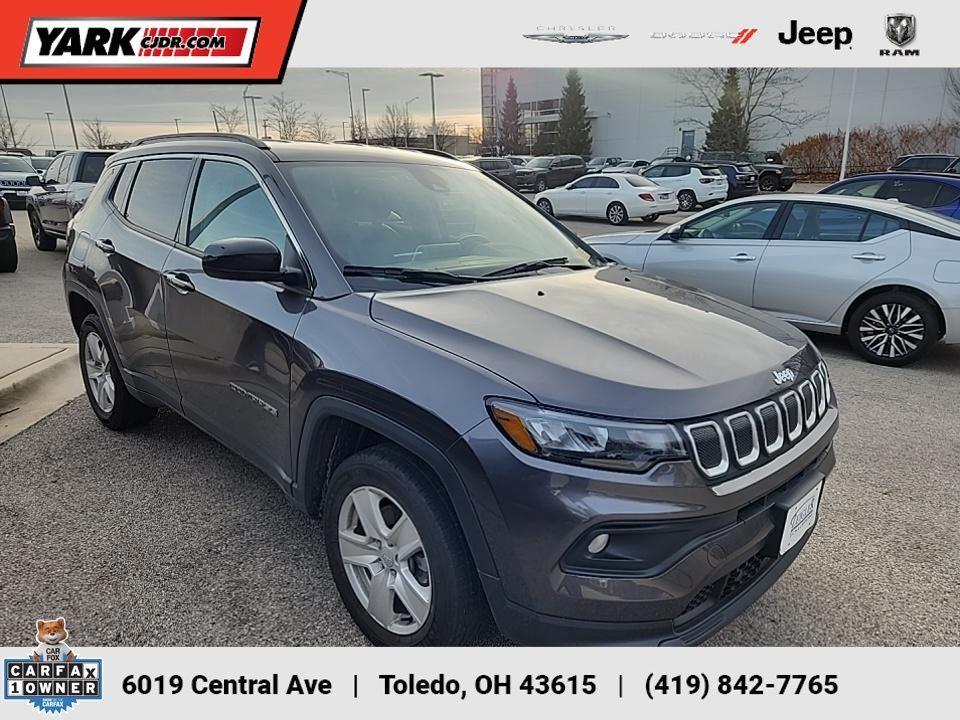 used 2022 Jeep Compass car, priced at $22,990