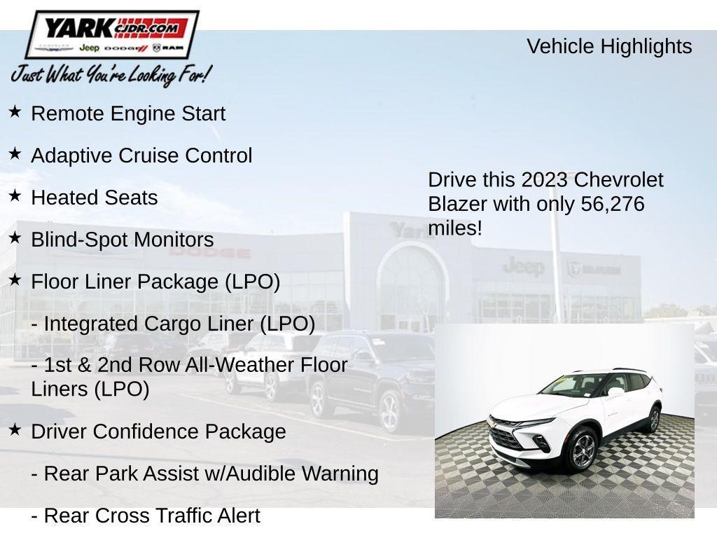 used 2023 Chevrolet Blazer car, priced at $20,998