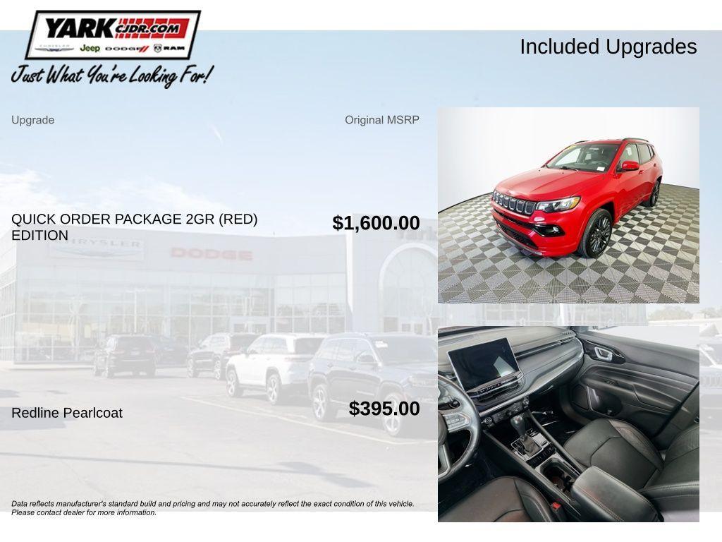 used 2022 Jeep Compass car, priced at $22,998
