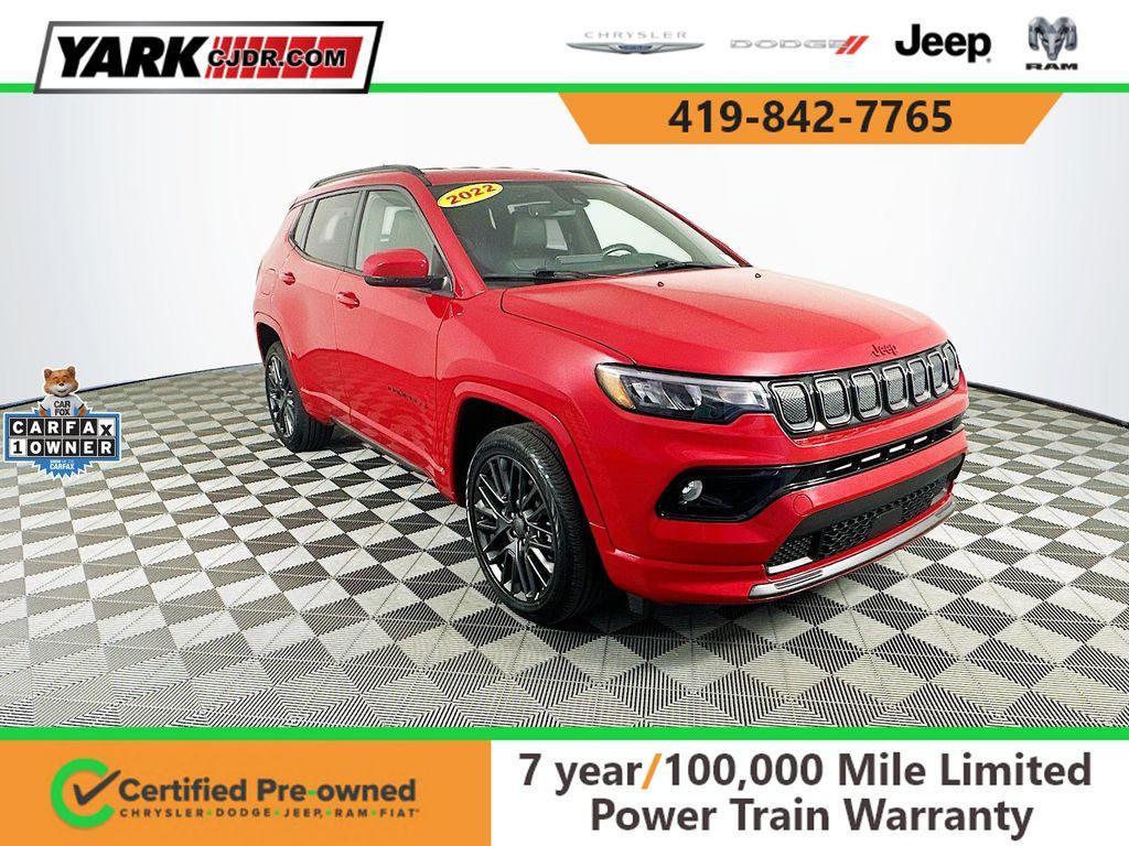 used 2022 Jeep Compass car, priced at $23,499