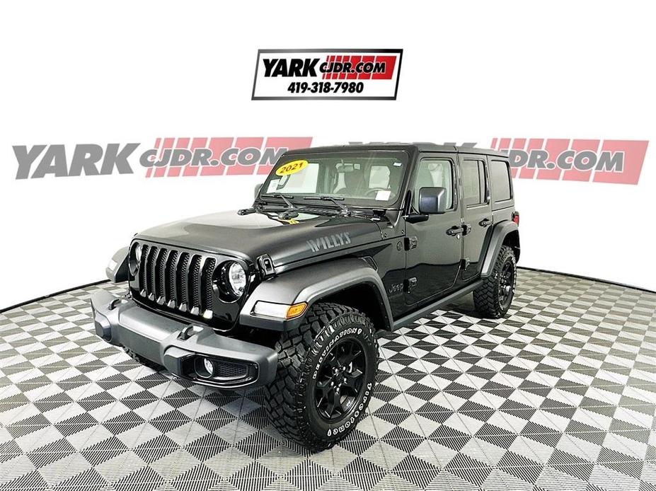 used 2021 Jeep Wrangler Unlimited car, priced at $33,441