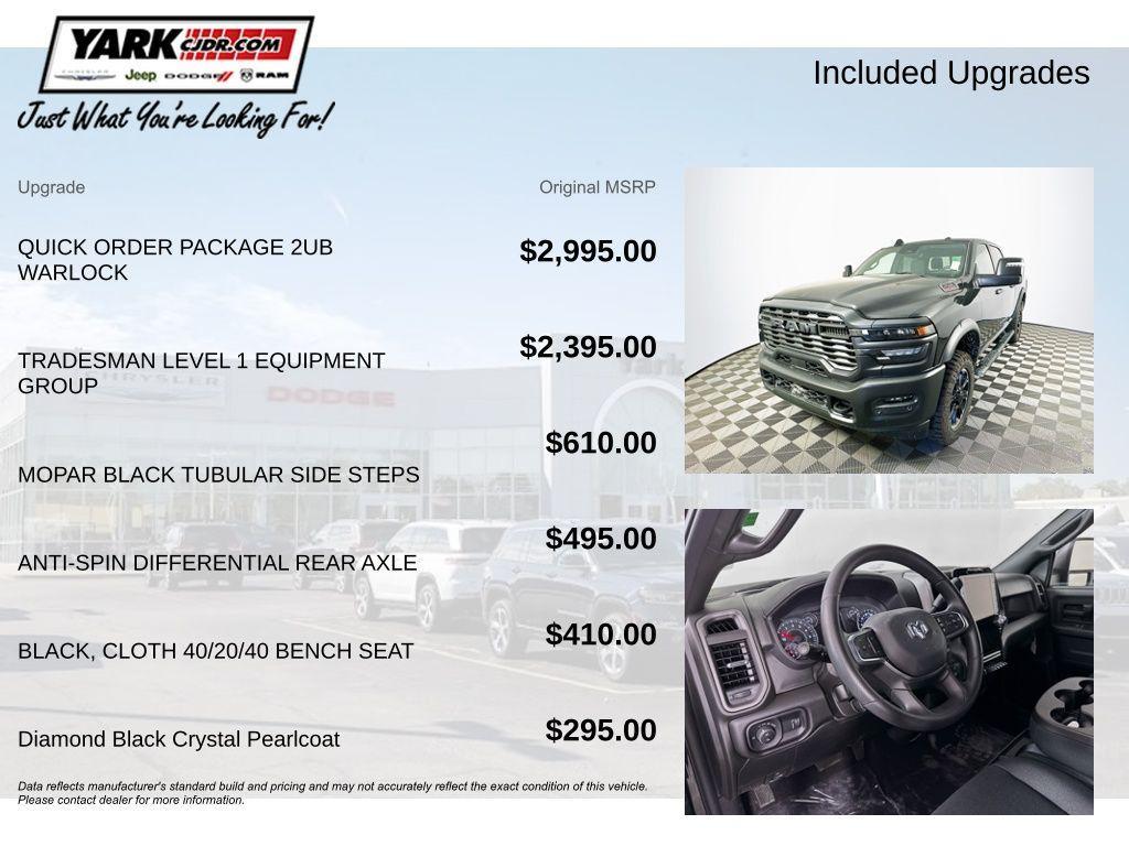 new 2026 Ram 2500 car, priced at $48,995