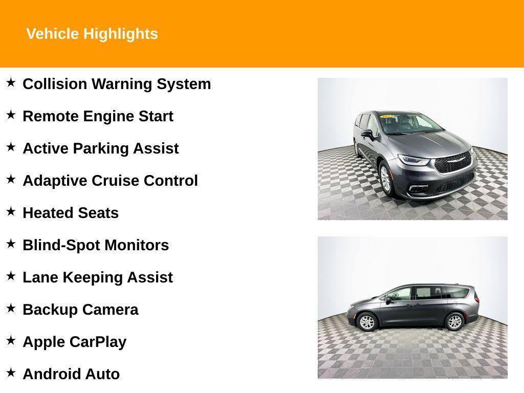 used 2023 Chrysler Pacifica car, priced at $23,443