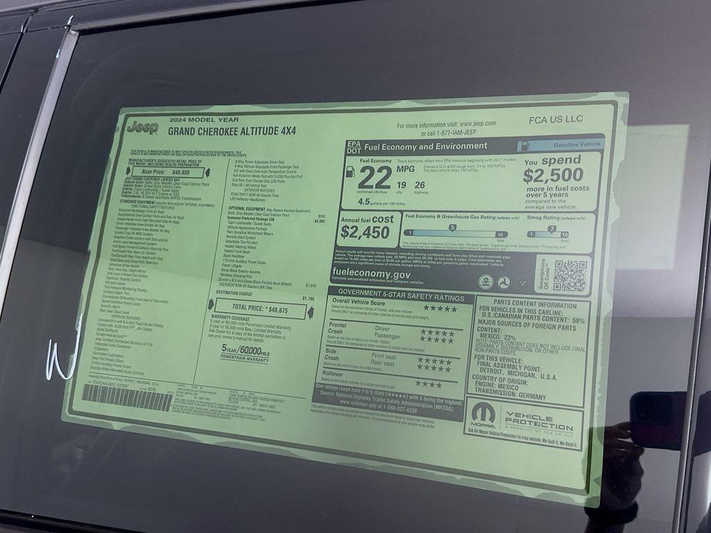 new 2024 Jeep Grand Cherokee car, priced at $39,224