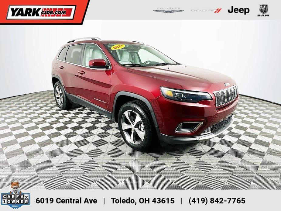 used 2021 Jeep Cherokee car, priced at $22,443