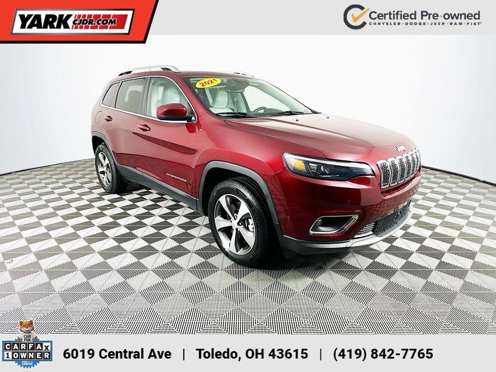 used 2021 Jeep Cherokee car, priced at $21,803