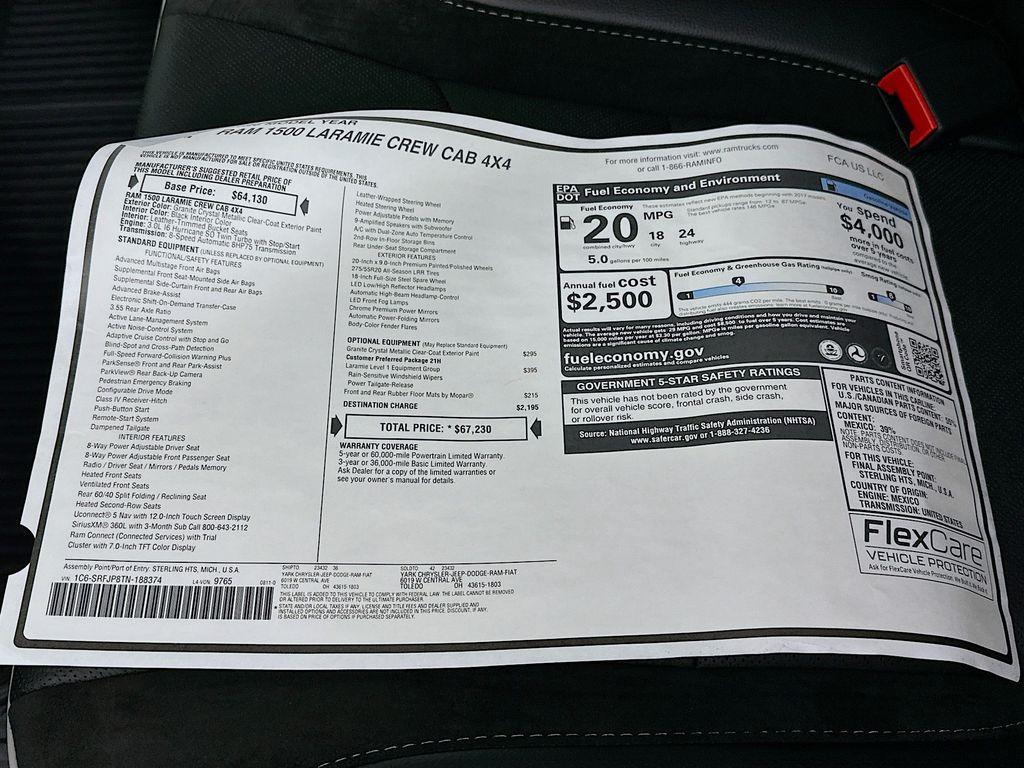 new 2026 Ram 1500 car, priced at $55,560