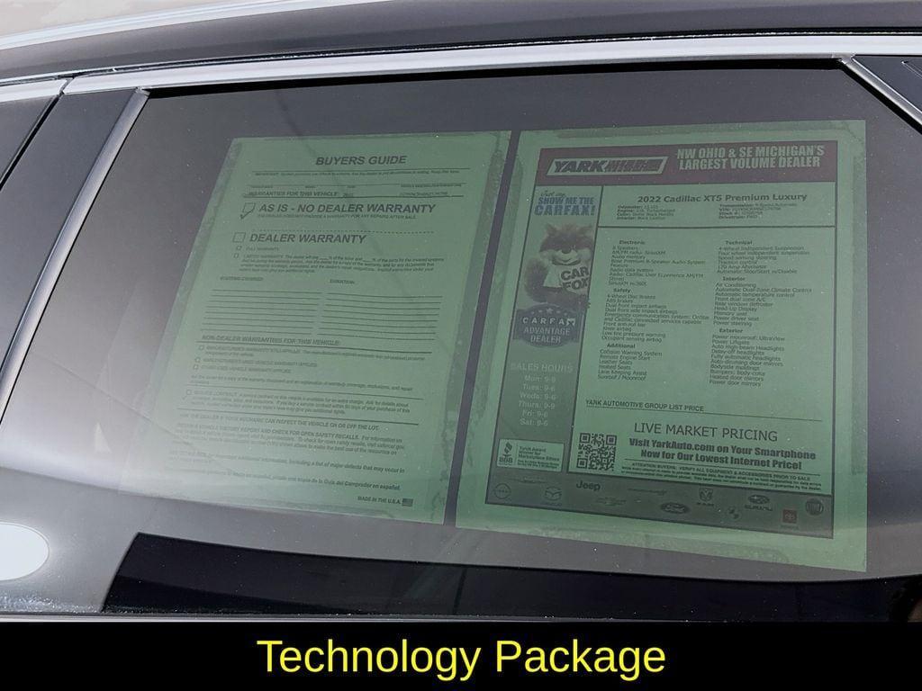 used 2022 Cadillac XT5 car, priced at $27,994