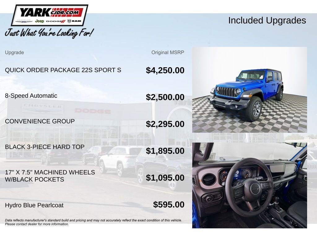 new 2026 Jeep Wrangler car, priced at $46,435