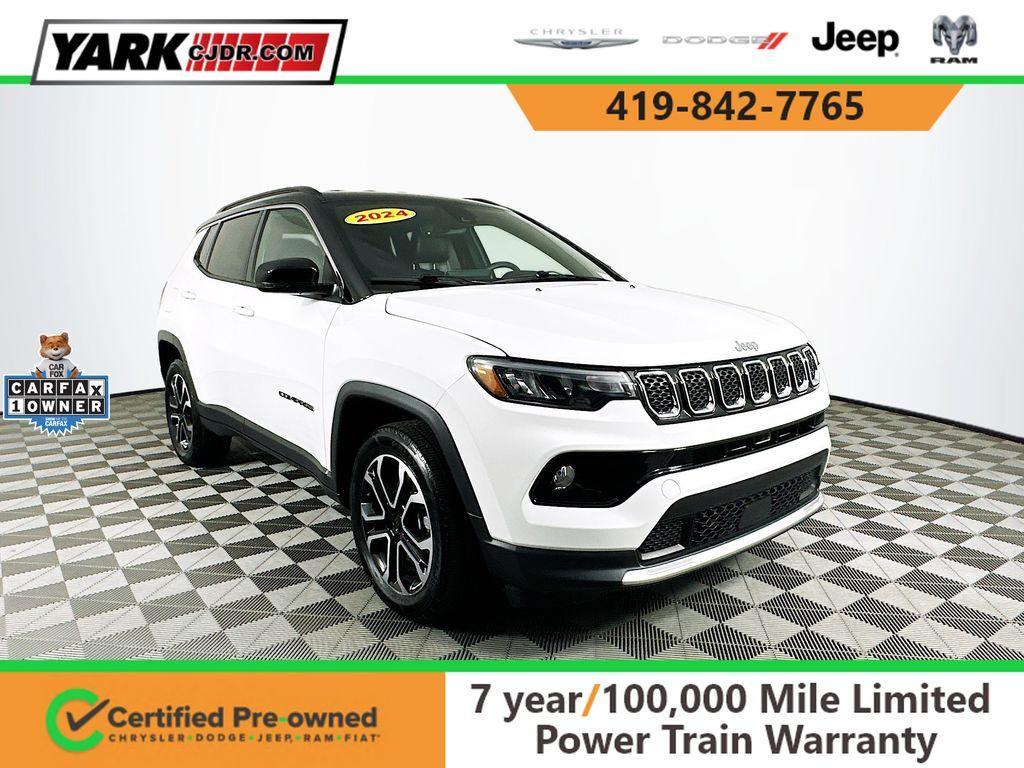 used 2024 Jeep Compass car, priced at $23,991
