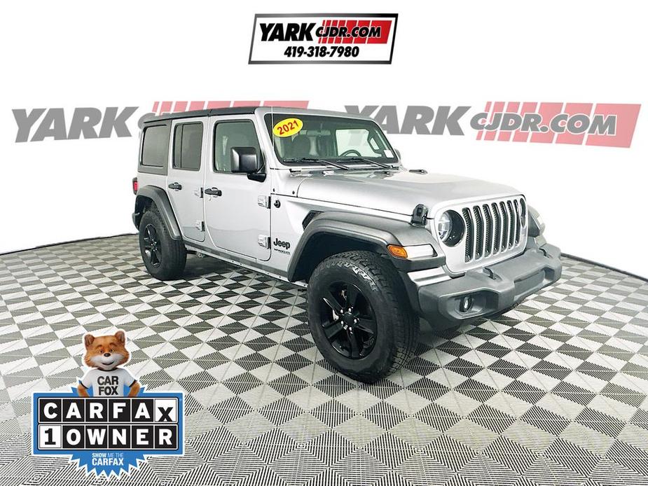 used 2021 Jeep Wrangler Unlimited car, priced at $34,909