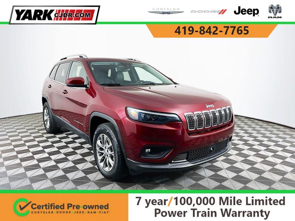 used 2021 Jeep Cherokee car, priced at $20,882