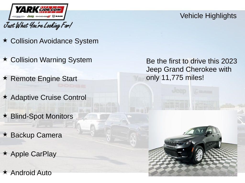 used 2023 Jeep Grand Cherokee car, priced at $30,500