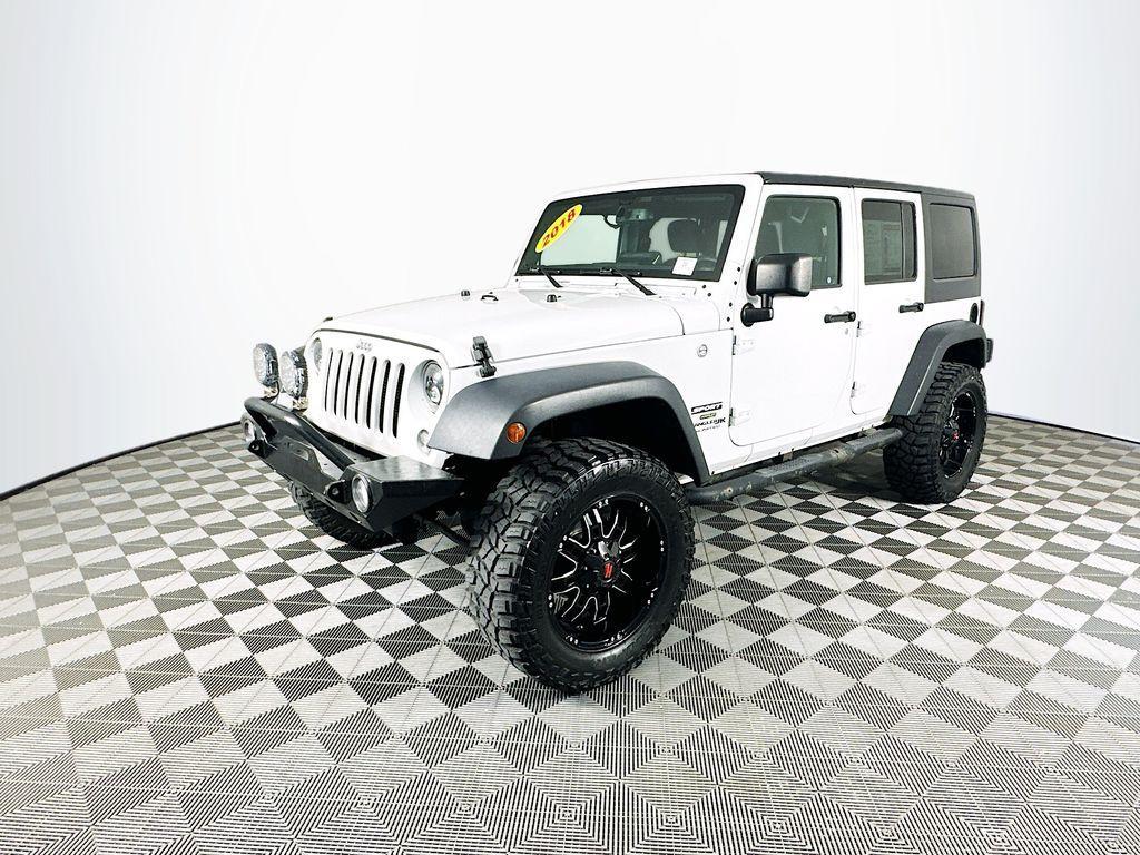 used 2018 Jeep Wrangler JK Unlimited car, priced at $18,599